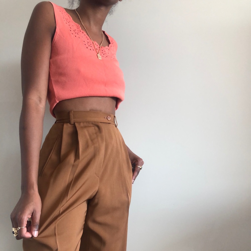 Vintage Brown high waisted pant